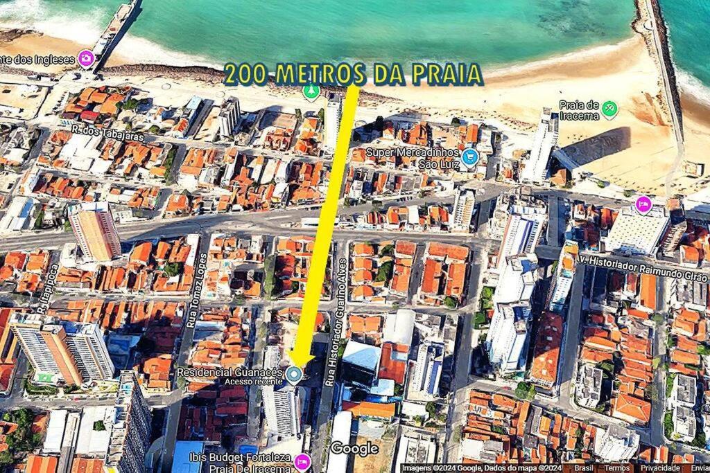 Fortaleza Praia Iracema Apartamento Guanaces Vista Mar 외부 사진